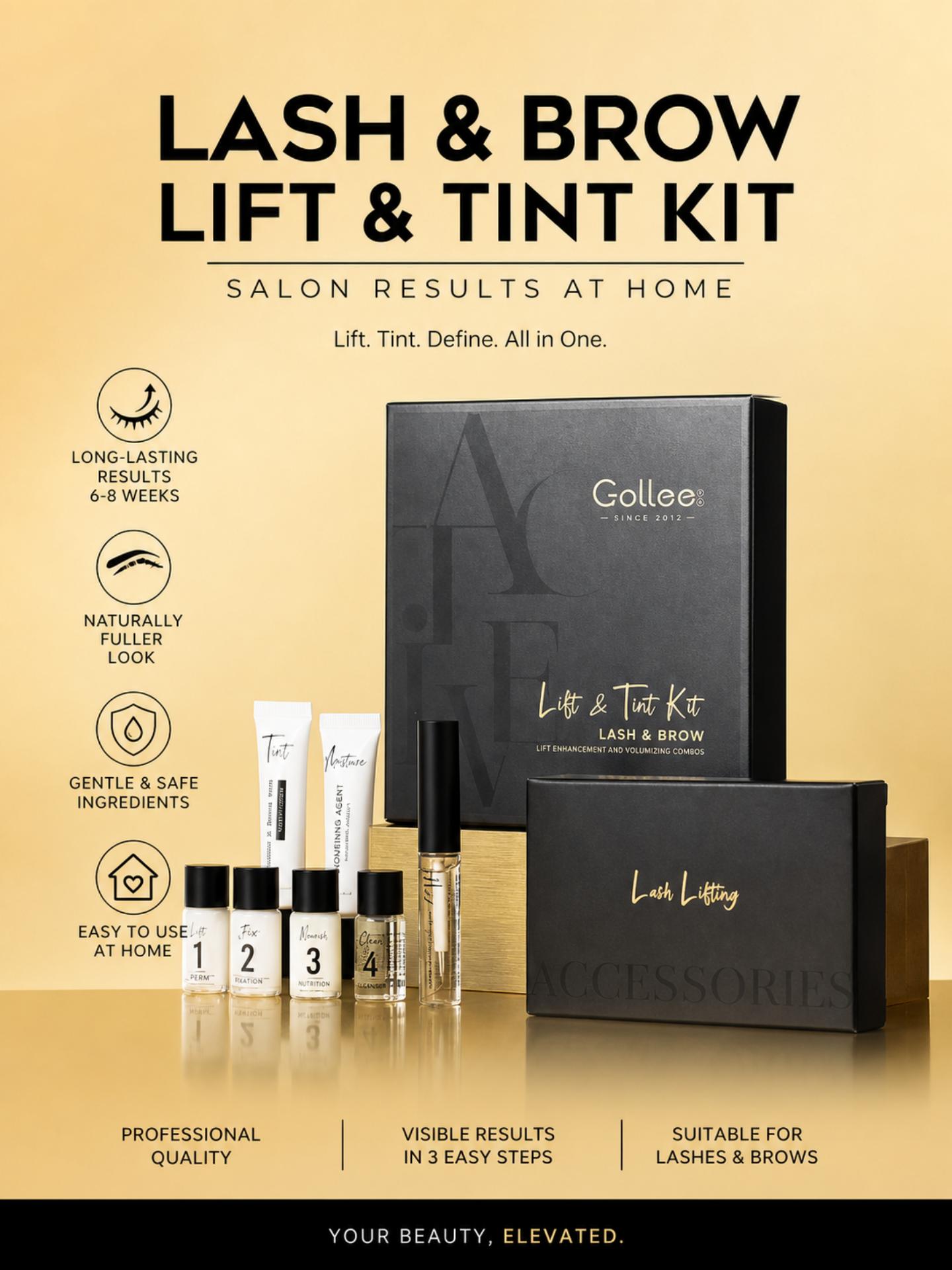 Kit de Laminación de Pestañas  - Brow Lamination Kit reseña y precio